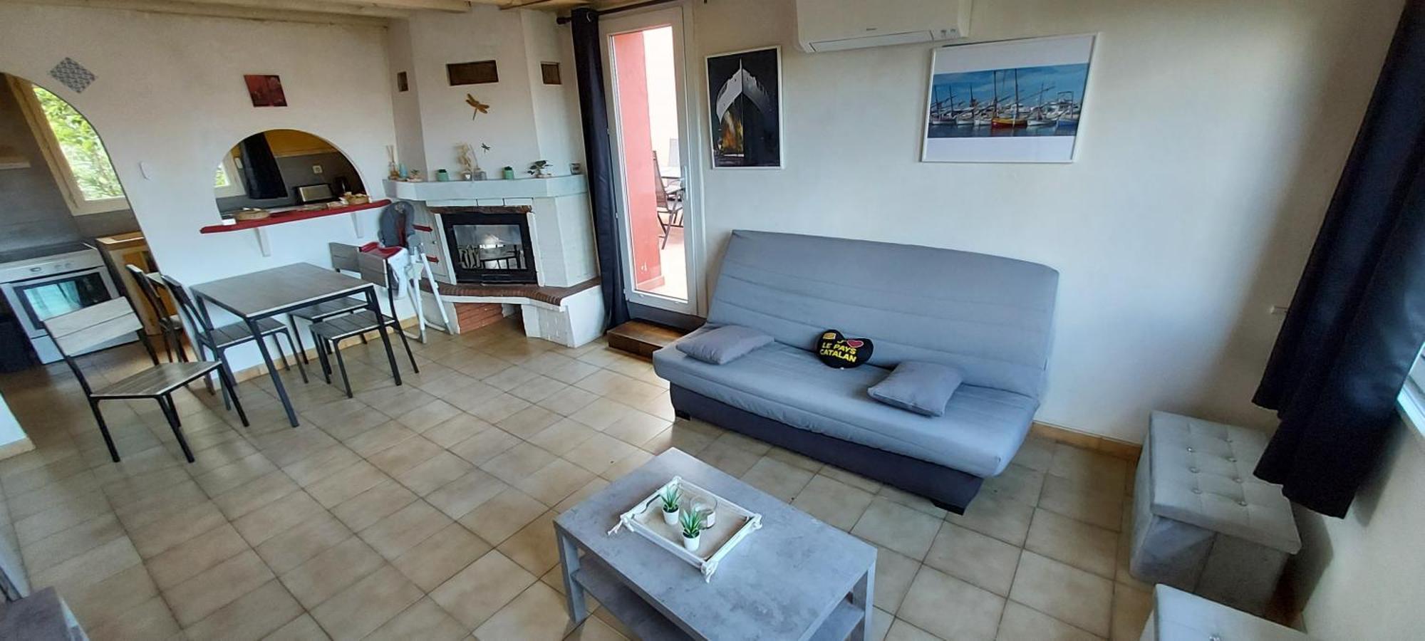 Le Barcares Logement Climatise Pour 6 Personnes, Draps Et Serviettes Non Fournis Air-Conditioned Accommodation For 6 People, Sheets And Towels Not Provided Alojamiento Con Aire Acondicionado Para 6 Personas, Sabanas Y Toallas No Incluidas Exteriér fotografie